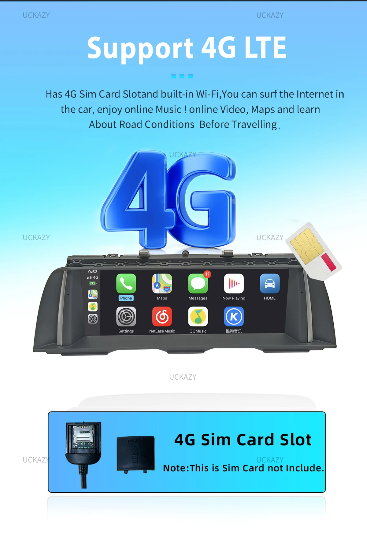 Uckazy 2 din android 14 autoradio für bmw 5 series f10 f11 2013-2016 cic nbt multimedia auto bildschirm gps navigation audio carplay Uckazy 2 din android 14 autoradio für bmw 5 series f10 f11 2013-2016 cic nbt multimedia auto bildschirm gps navigation audio carplay