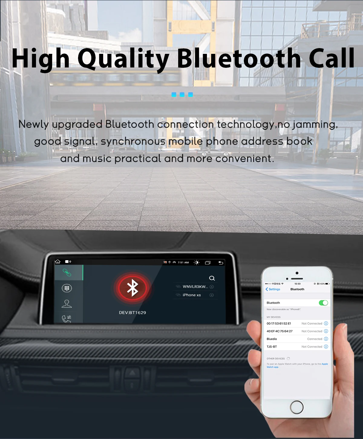 Uckazy Wireless CarPlay für BMW 2er F45 F46 2013-2019 NBT EVO System Autoradio Multimedia Android Auto Navigation GPS