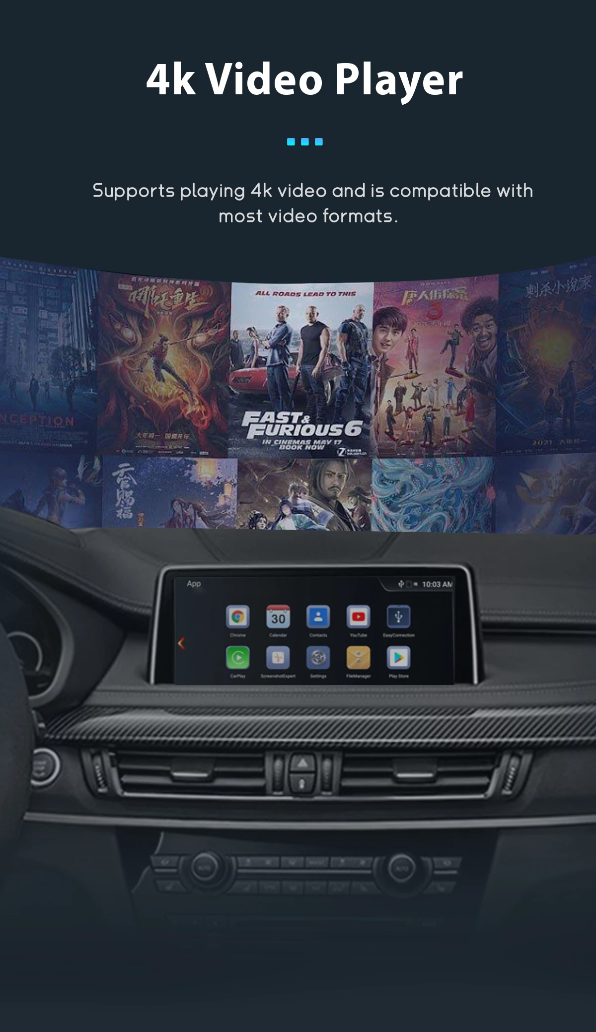 Uckazy Wireless CarPlay für BMW 2er F45 F46 2013-2019 NBT EVO System Autoradio Multimedia Android Auto Navigation GPS