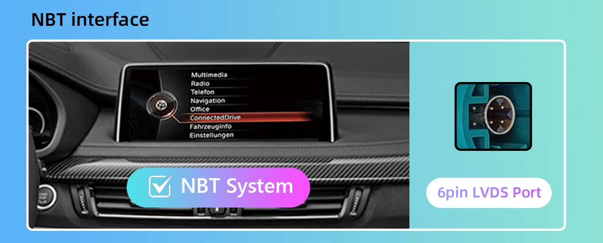 Uckazy Wireless CarPlay für BMW 2er F45 F46 2013-2019 NBT EVO System Autoradio Multimedia Android Auto Navigation GPS