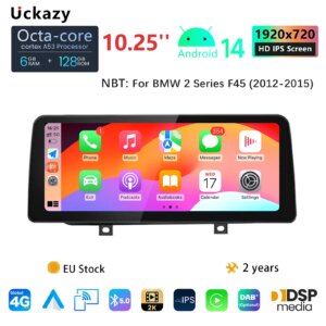 Android Autoradio für BMW 2er F45 F46 2013-2019 NBT EVO System Multimedia Android Auto Navigation GPS