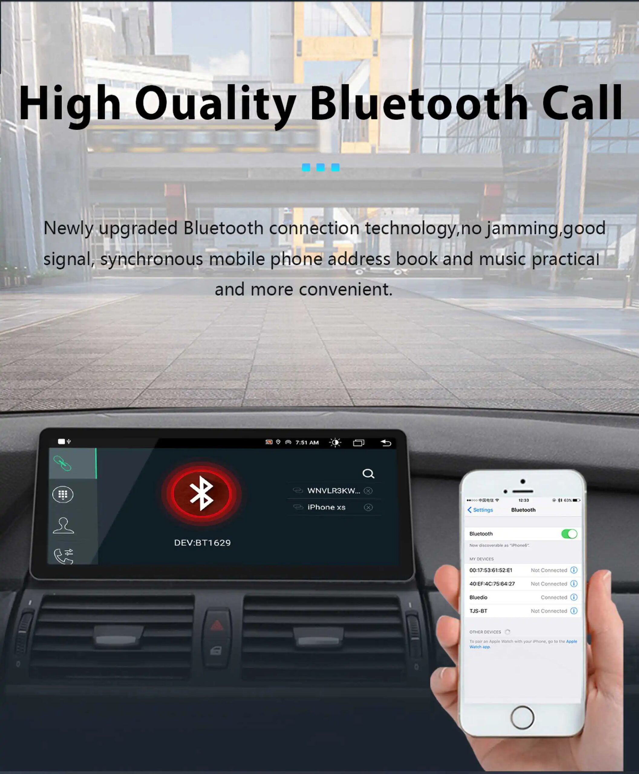 12,3 Zoll Linux/Qualcomm 665 Android 14 Auto Wireless CarPlay Auto Stereo für BMW X5 E70 F15 X6 E71 F16 2007-2013 Radio Bildschirm