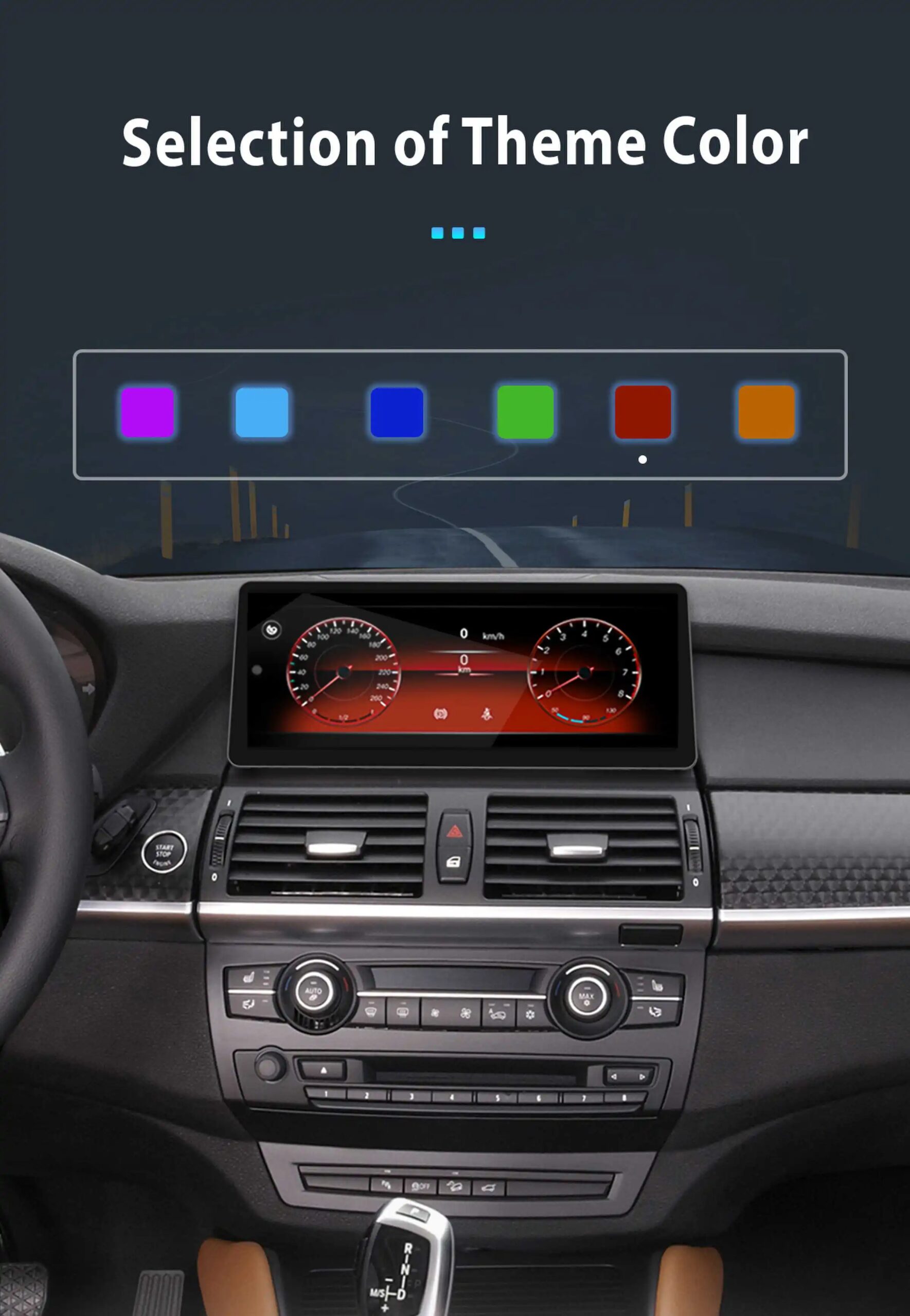 12,3 Zoll Linux/Qualcomm 665 Android 14 Auto Wireless CarPlay Auto Stereo für BMW X5 E70 F15 X6 E71 F16 2007-2013 Radio Bildschirm