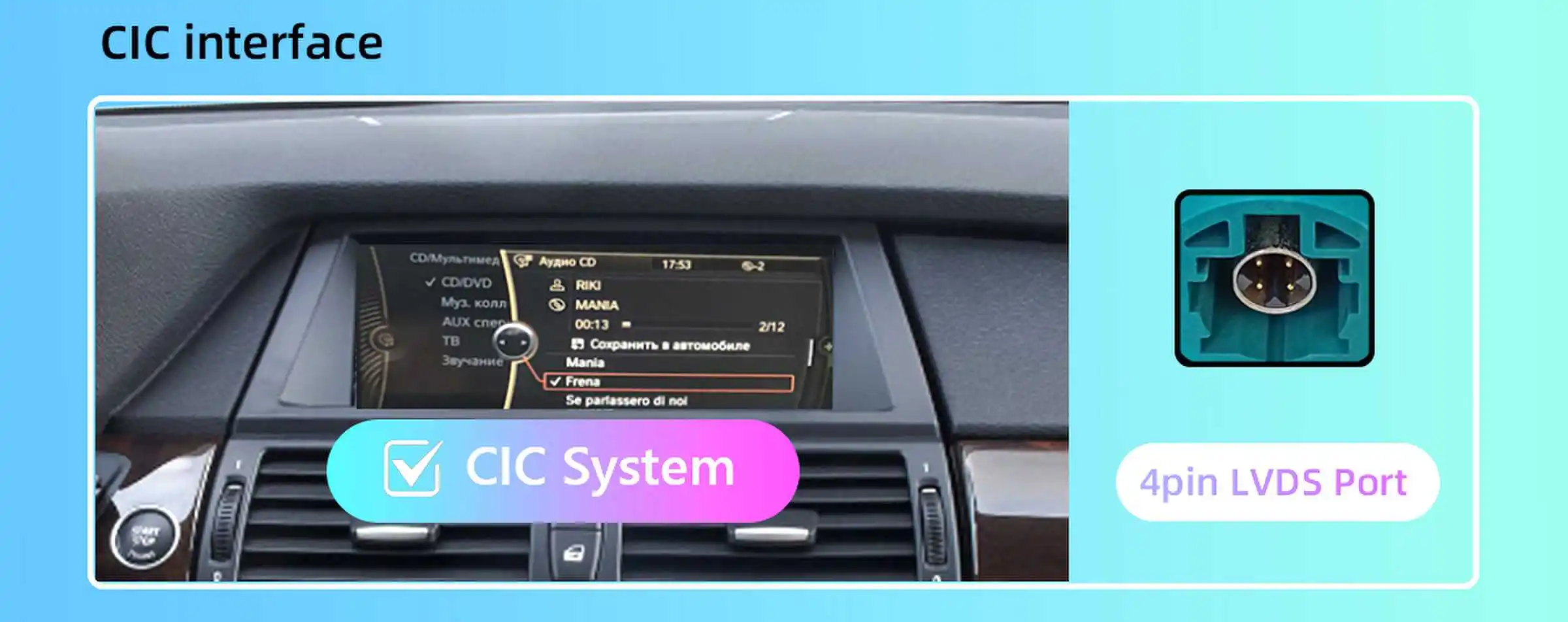 12,3 Zoll Linux/Qualcomm 665 Android 14 Auto Wireless CarPlay Auto Stereo für BMW X5 E70 F15 X6 E71 F16 2007-2013 Radio Bildschirm