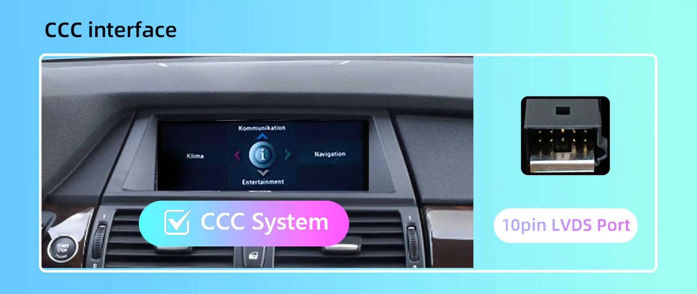 12,3 Zoll Linux/Qualcomm 665 Android 14 Auto Wireless CarPlay Auto Stereo für BMW X5 E70 F15 X6 E71 F16 2007-2013 Radio Bildschirm