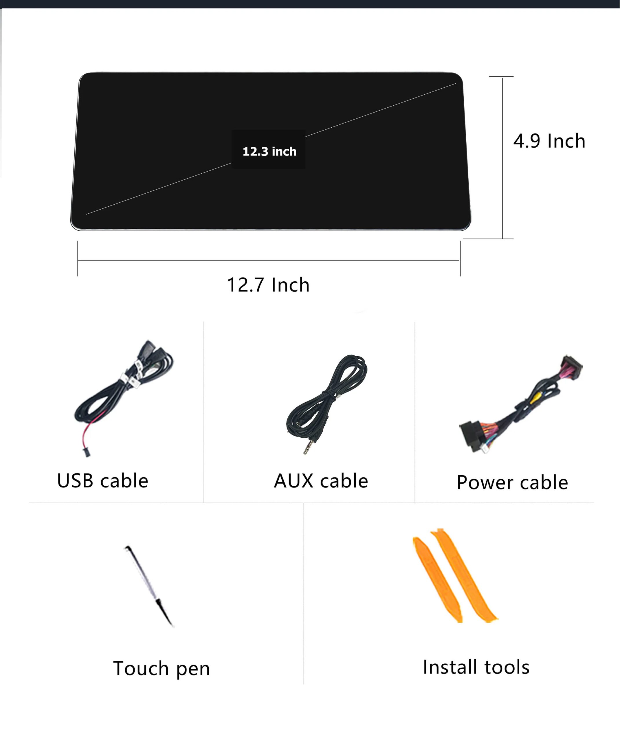 12,3 Zoll Linux/Qualcomm 665 Android 14 Auto Wireless CarPlay Auto Stereo für BMW X5 E70 F15 X6 E71 F16 2007-2013 Radio Bildschirm