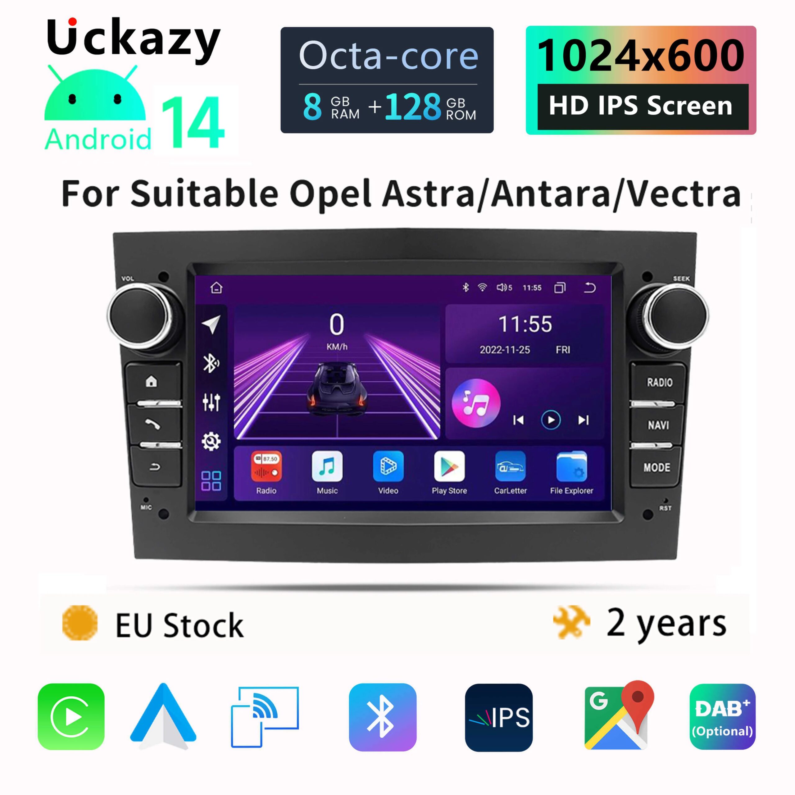 Android Autoradio für Opel Astra H G J Zafira B Corsa C D Antara Vectra Vivaro GPS RDS DSP 4G CarPlay Autoradio