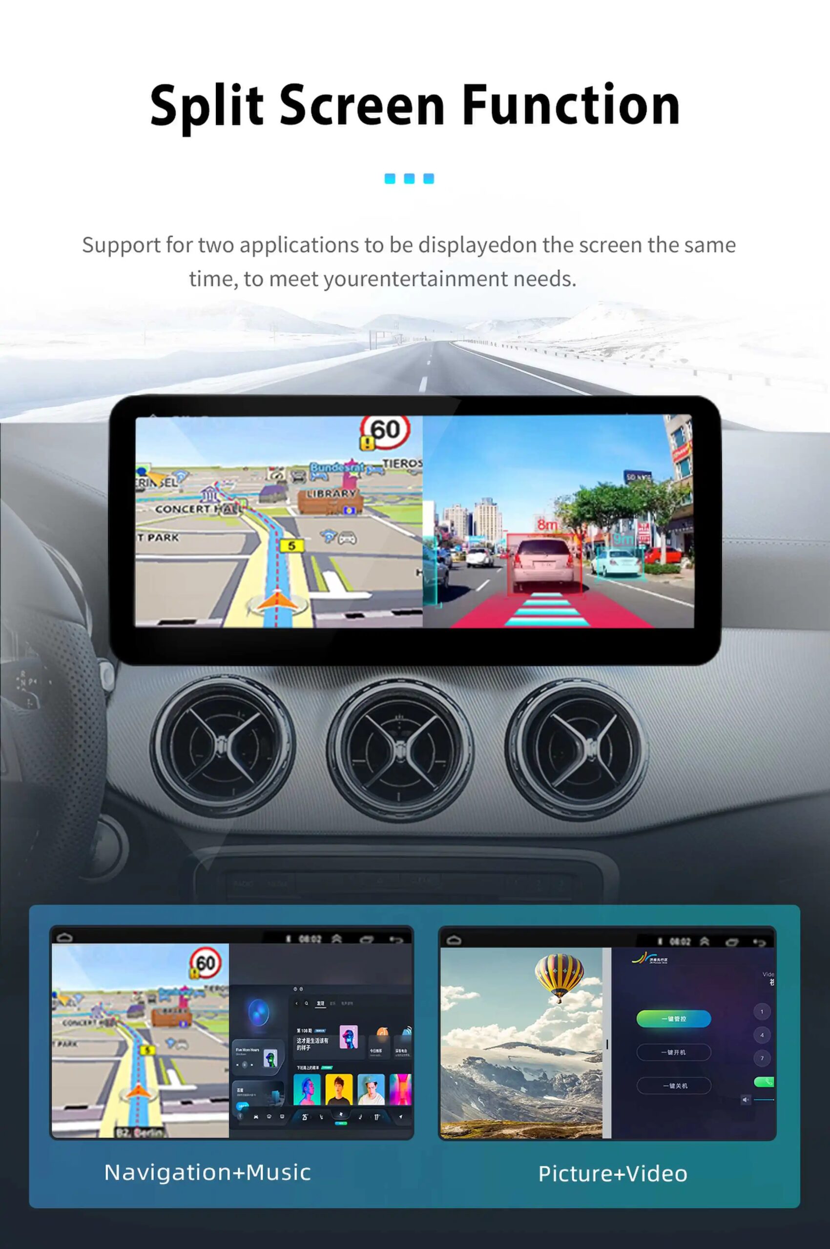 8 Core Android 14 Snapdragon 2011 Autoradio für Mercedes-Benz W246 2013-2017 Wireless Carplay Multimedia Stereo GPS Navigation