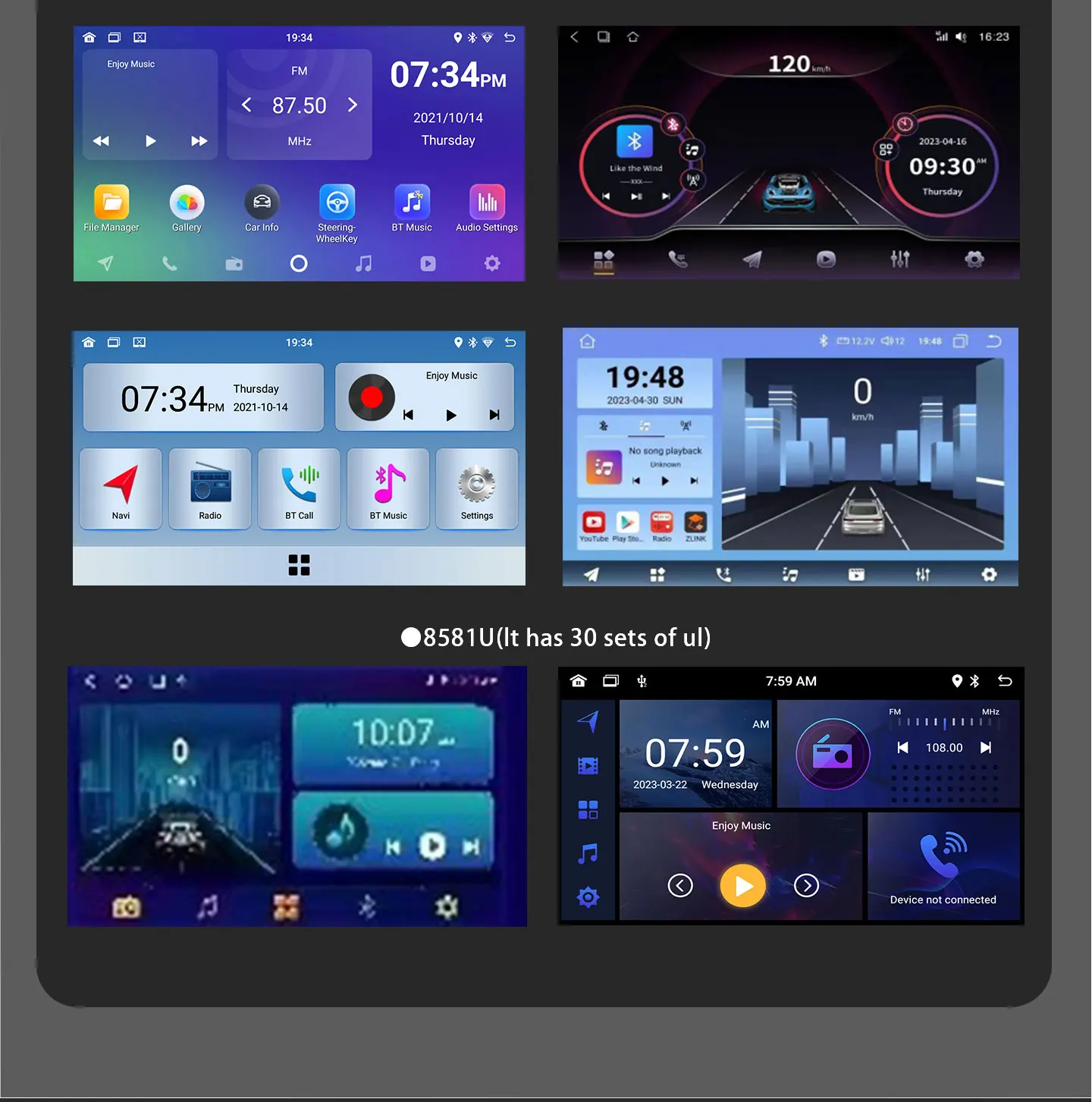 Fabrikpreis Universalrahmen Android 14 Autoradio für Mazda 6 2007-2012 CarPlay Android Auto GPS Navigation 4G WiFi Bluetooth DSP RDS SWC Multimedia-Bildschirm-Player High-Definition-Display