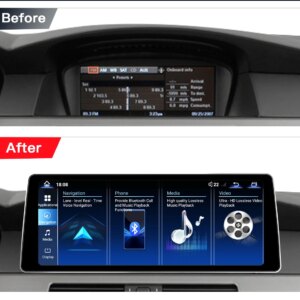 Alternative view of Android Autoradio für BMW 5er E60 E61 E92 2005 - 2010 CCC CIC System GPS Android Navi 14 Carplay 4G DSP