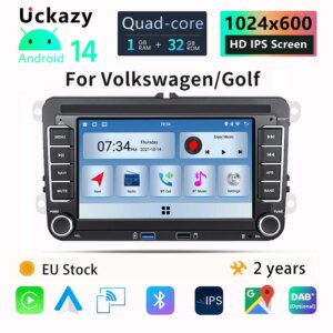 Android Autoradio  für VW Volkswagen Skoda Octavia Golf 5 6 Touran Passat B6 Polo Jetta Sharan Caddy Sitz Carplay
