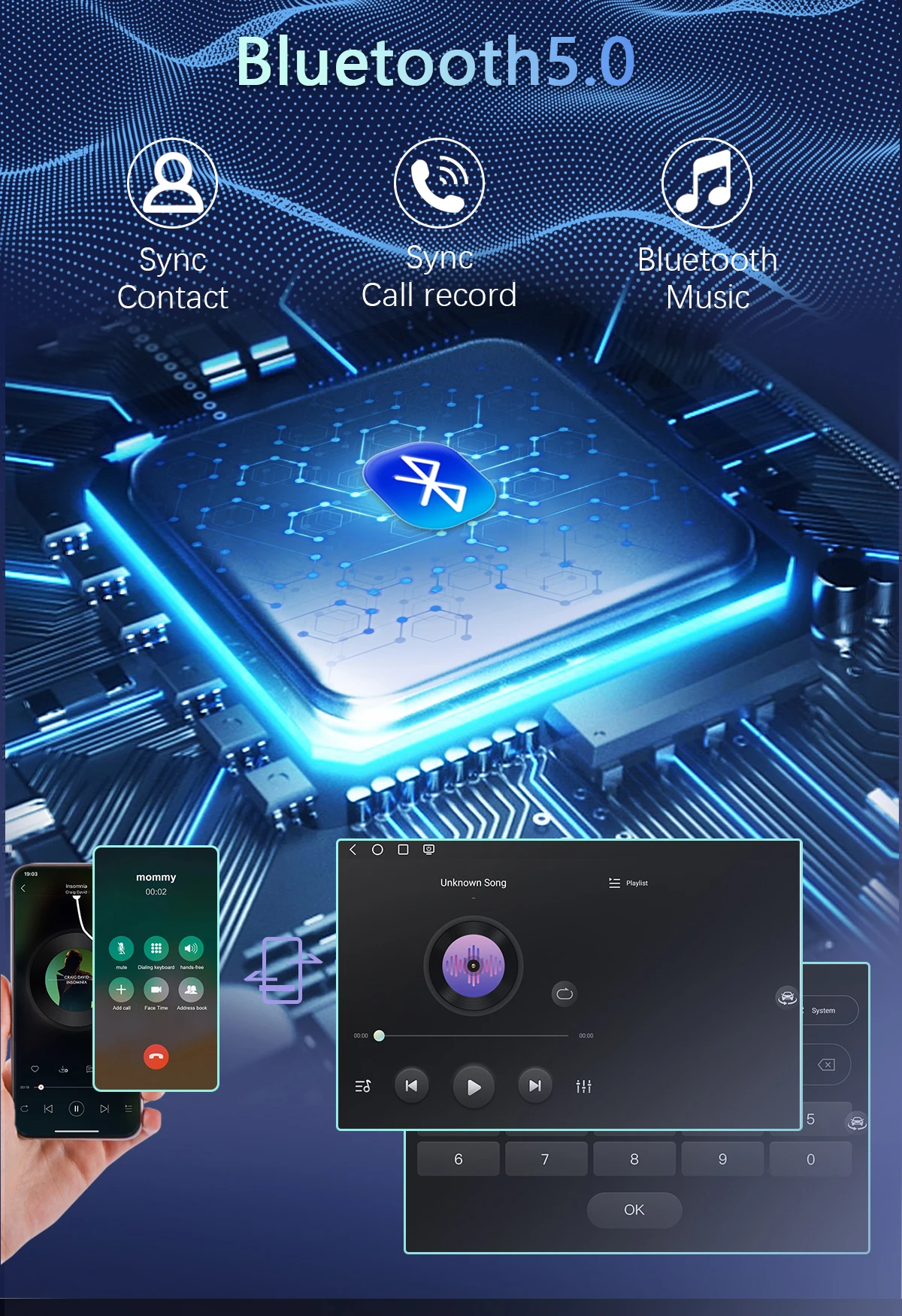 8GB 1 Din Android 14 Autoradio für BMW E46 M3 Rover 75 Coupe318/320/325/330/335 Multimedia Stereo Audio Head Unit GPS Navigation