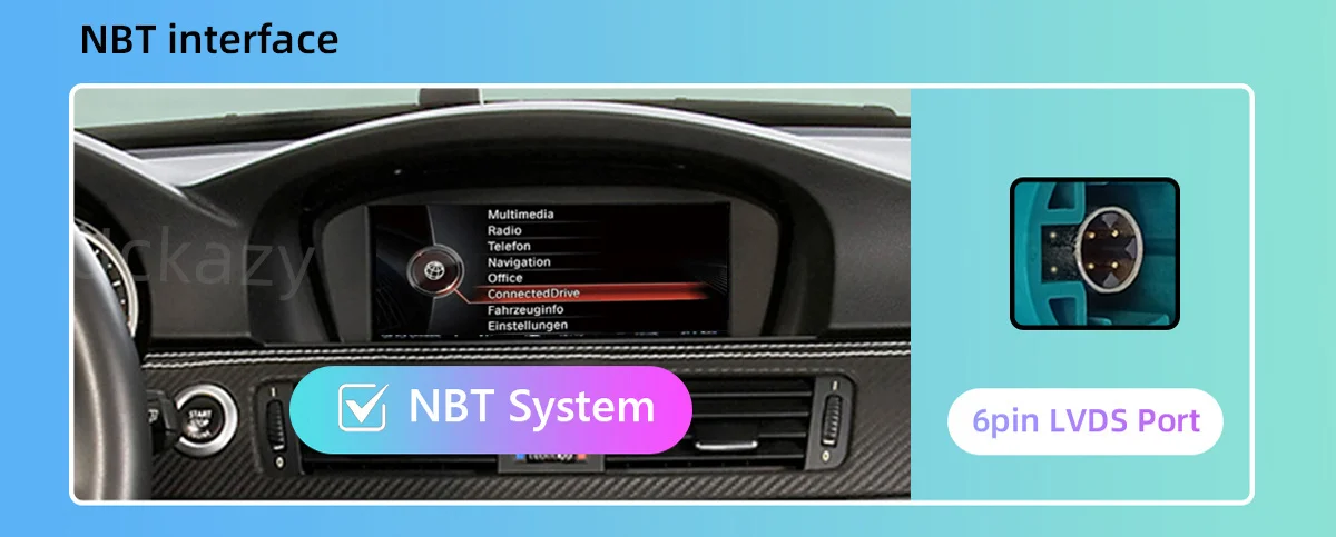 Wireless Carplay Android 14 Auto Multimedia für BMW Serie 5/3 E60 E61 E62 E63 E90 E91 Radio Bildschirm Cicccc GPS Navigation Audio4G