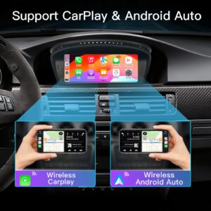 Alternative view of Android 14 Auto Multimedia für BMW Serie 5/3 E60 E61 E62 E63 E90 E91 Radio Bildschirm CIC,CCC GPS Navigation Audio4G