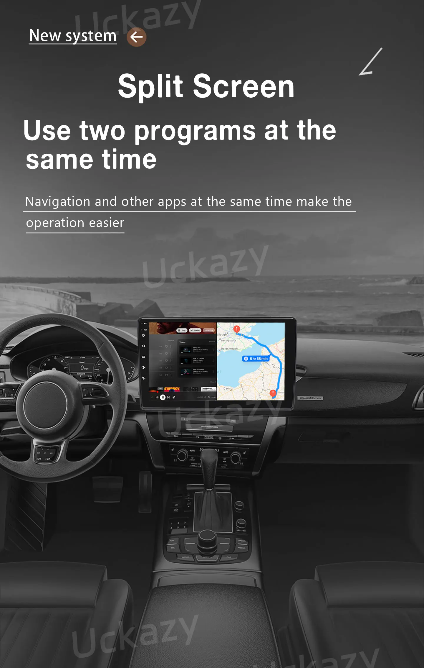 Android 14 Autoradio-Multimedia-Player für Suzuki Swift 2008-2016 Navigation Head Unit Audio Stereo Carplay – Bild 2