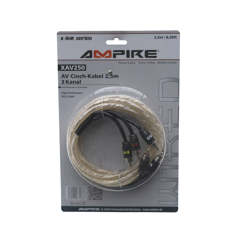 AMPIRE AV-Kabel 250cm, 3-Kanal – Bild 5