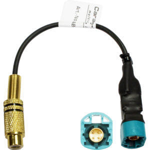 AMPIRE Adapterkabel VW OEM RFK, HSD Stecker auf Cinch Buchse, 10cm