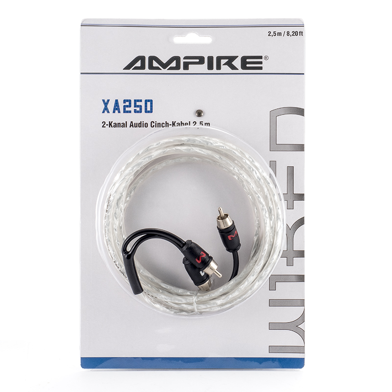 AMPIRE Audio-Kabel 250cm, 2-Kanal – Bild 3