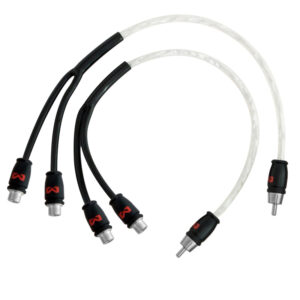 AMPIRE Audio Y-Kabel 30cm, 2 Buchsen - 1 Stecker