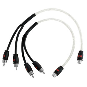 AMPIRE Audio Y-Kabel 30cm, 2 Stecker - 1 Buchse