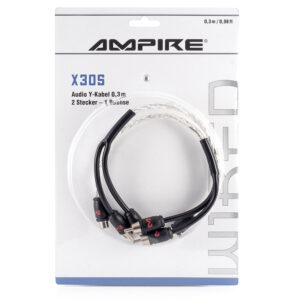Alternative view of AMPIRE Audio Y-Kabel 30cm, 2 Stecker - 1 Buchse