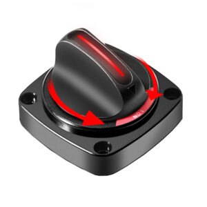 _AMPIRE Batterie-Schalter für 1 Batterie (EIN/AUS), 250A, Kontroll-LED (12V)