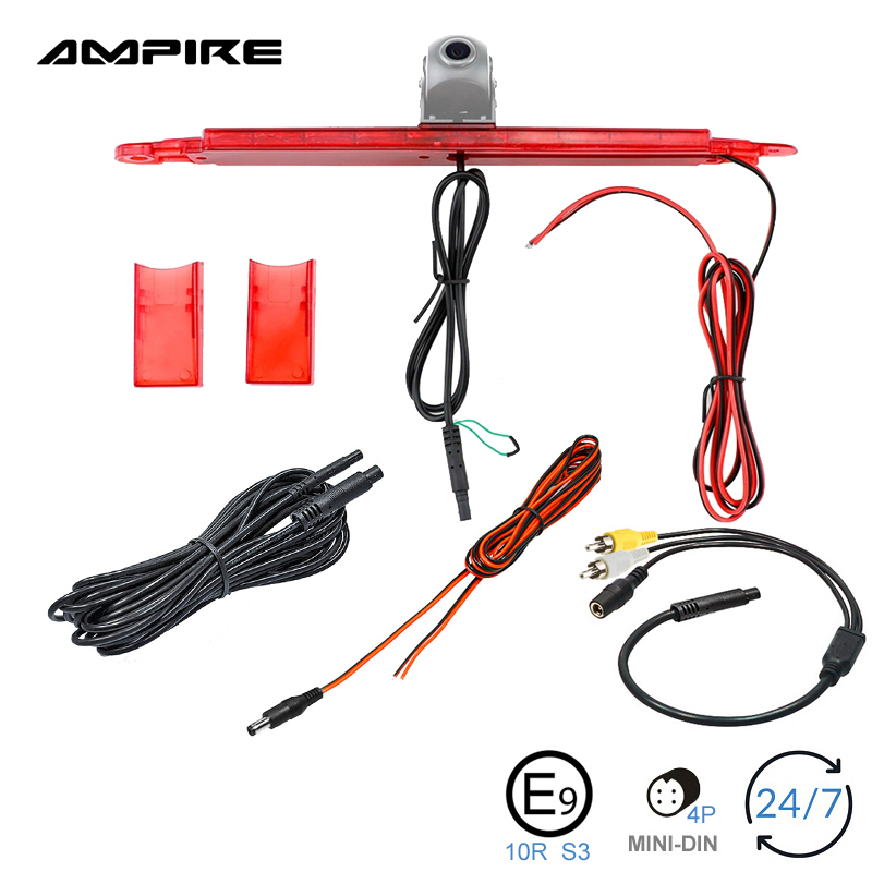 _AMPIRE Bremslichtkamera (CVBS), (Ersatz für Hella 2DA 343 106-201), silber – Bild 2