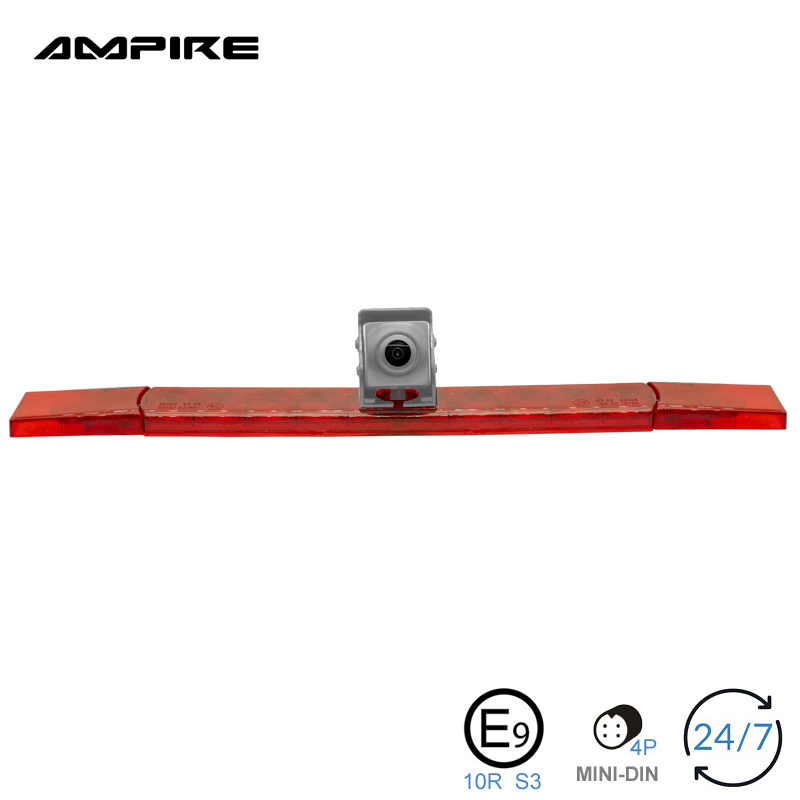 _AMPIRE Bremslichtkamera (CVBS), (Ersatz für Hella 2DA 343 106-201), silber – Bild 5