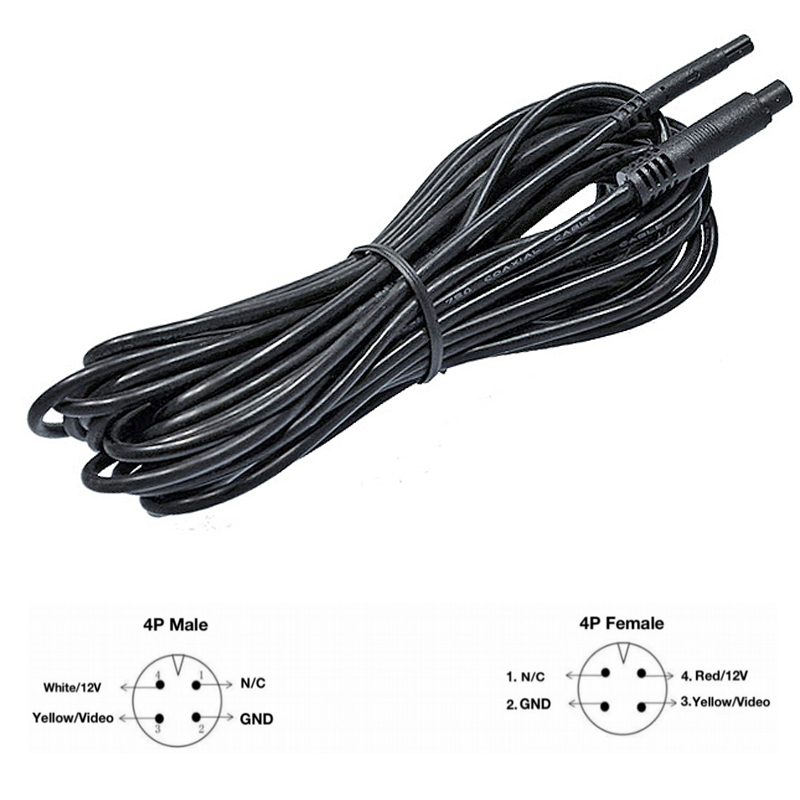 _AMPIRE Bremslichtkamera (CVBS), (Ersatz für Hella 2DA 343 106-201), silber – Bild 7