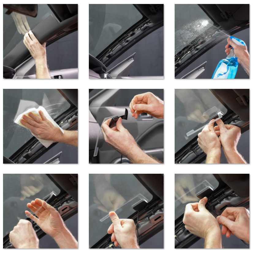 AMPIRE DAB+ Glasklebeantenne (Innenmontage) mit SMB-Stecker – Bild 3