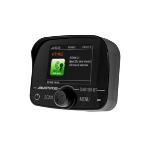 AMPIRE DAB+ Receiver mit BT-Freisprecheinrichtung inklusive DAB+ Antenne