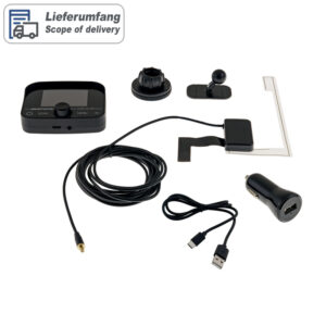 Alternative view of AMPIRE DAB+ Receiver mit BT-Freisprecheinrichtung inklusive DAB+ Antenne