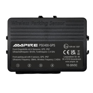 Alternative view of AMPIRE Einparkhilfe für Front-Stossfänger, GPS gesteuert, Schwarz matt, Einbau-Montage