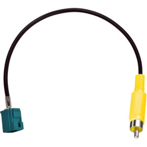 AMPIRE FAKRA Adapter Cinchstecker > FAKRA Buchse, wasserblau uncodiert, gerade