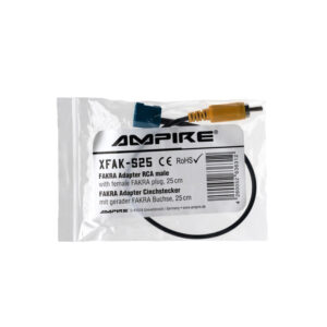 Alternative view of AMPIRE FAKRA Adapter Cinchstecker > FAKRA Buchse, wasserblau uncodiert, gerade