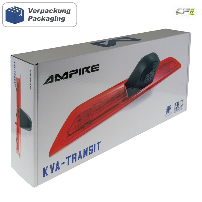 _AMPIRE Kamera (AHD) FORD Transit 7. Gen. mit Dach H2 (Bj. 2014-2019)
