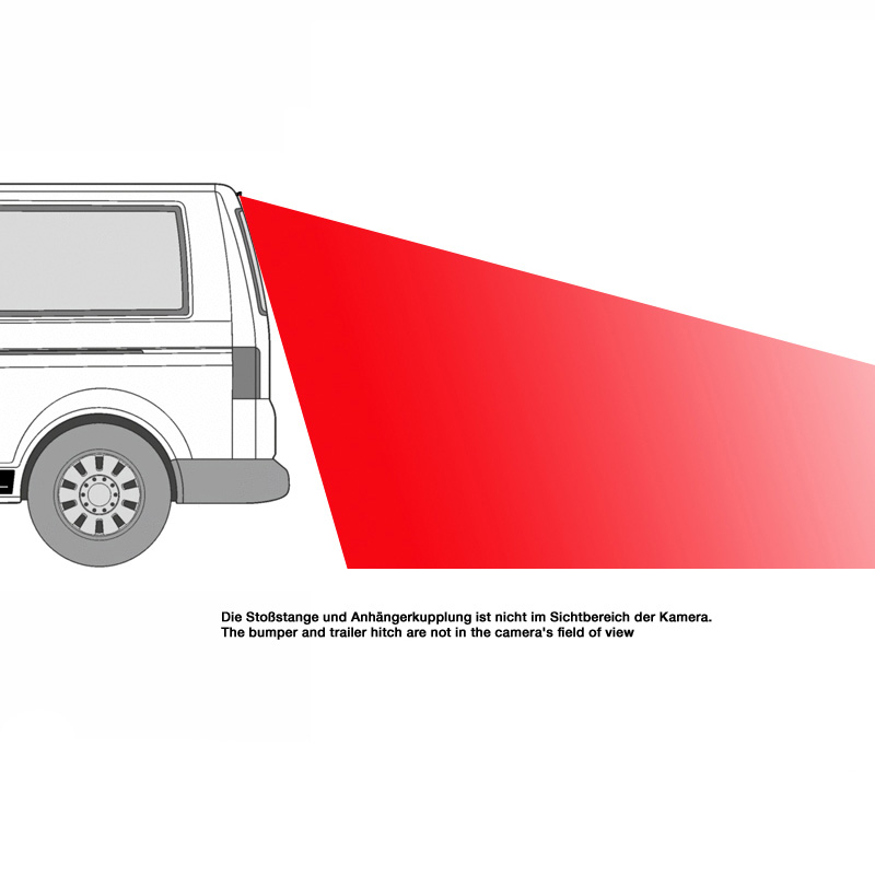 _AMPIRE Kamera (AHD), für Volkswagen T5 mit Heckklappe (kein Hochdach) – Bild 7