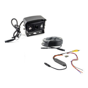 Alternative view of AMPIRE Kamera (CVBS), schwarz, 125°, IP69K, Heckeinbau, 10m Kabel