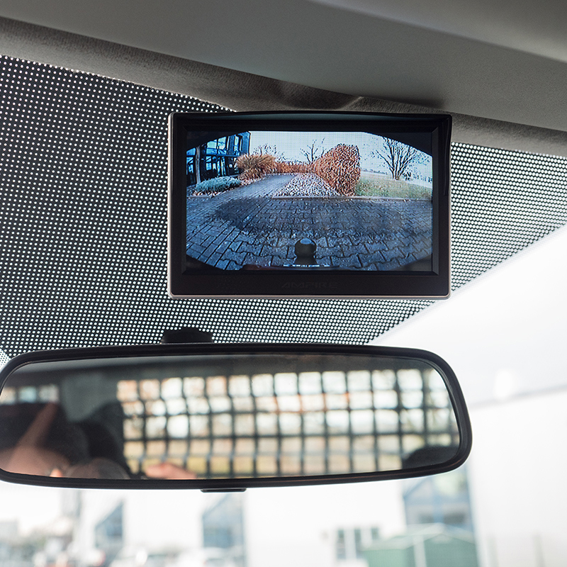 AMPIRE Kamera (CVBS), schwarz, 125°, IP69K, Heckeinbau, 10m Kabel – Bild 9