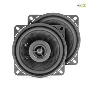 AMPIRE Koaxial-Lautsprecher 10cm mit 16mm Seidenkalotte, ohne Gitter (Paar)
