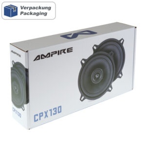 Alternative view of AMPIRE Koaxial-Lautsprecher 13cm mit 16mm Seidenkalotte, ohne Gitter (Paar)