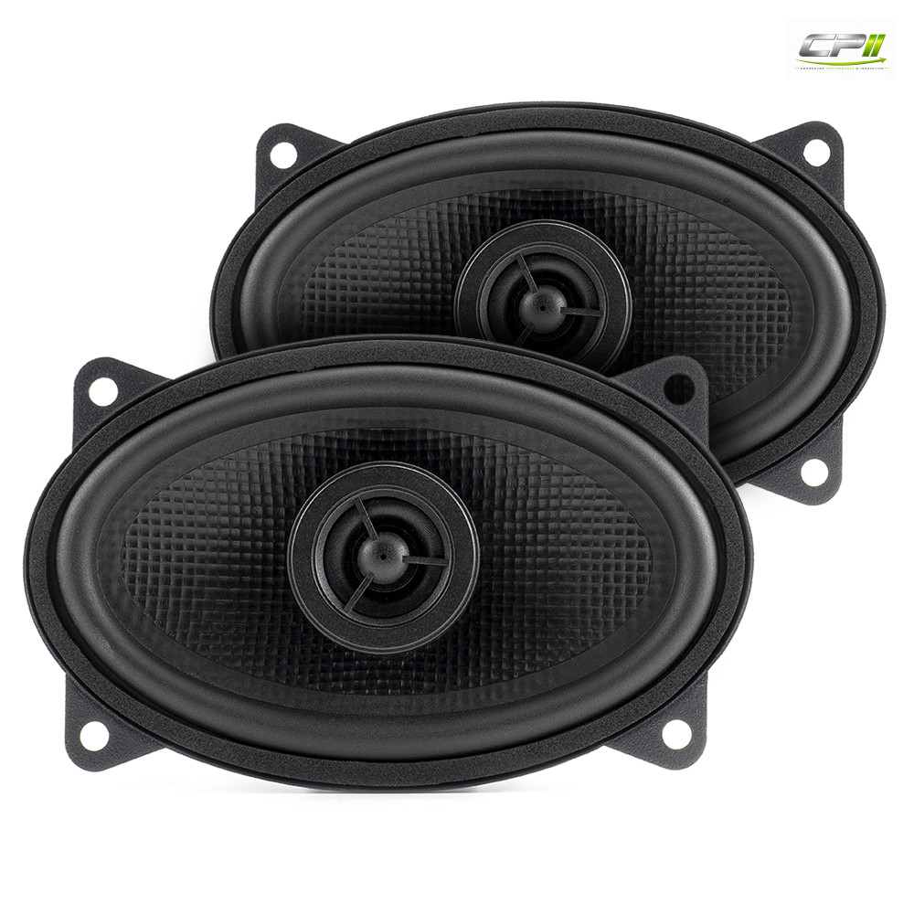 AMPIRE Koaxial-Lautsprecher 4''x 6'' mit 16mm Seidenkalotte, ohne Gitter (Paar)
