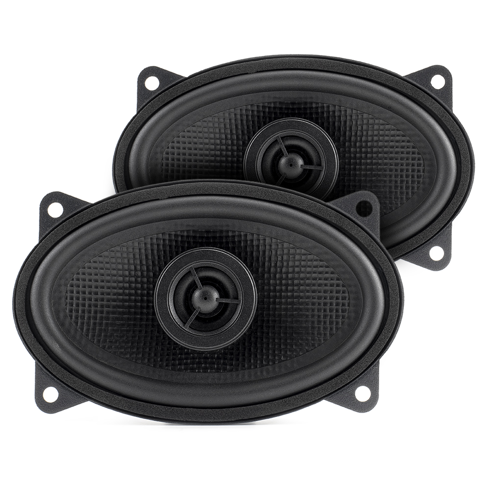 AMPIRE Koaxial-Lautsprecher 4''x 6'' mit 16mm Seidenkalotte, ohne Gitter (Paar)
