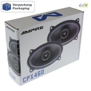 AMPIRE Koaxial-Lautsprecher 4''x 6'' mit 16mm Seidenkalotte, ohne Gitter (Paar) – Bild 4