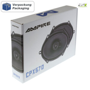 AMPIRE Koaxial-Lautsprecher 5''x 7'' mit 16mm Seidenkalotte, ohne Gitter (Paar) – Bild 2