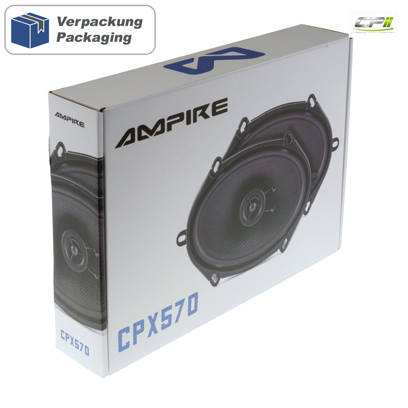 AMPIRE Koaxial-Lautsprecher 5''x 7'' mit 16mm Seidenkalotte, ohne Gitter (Paar) – Bild 2