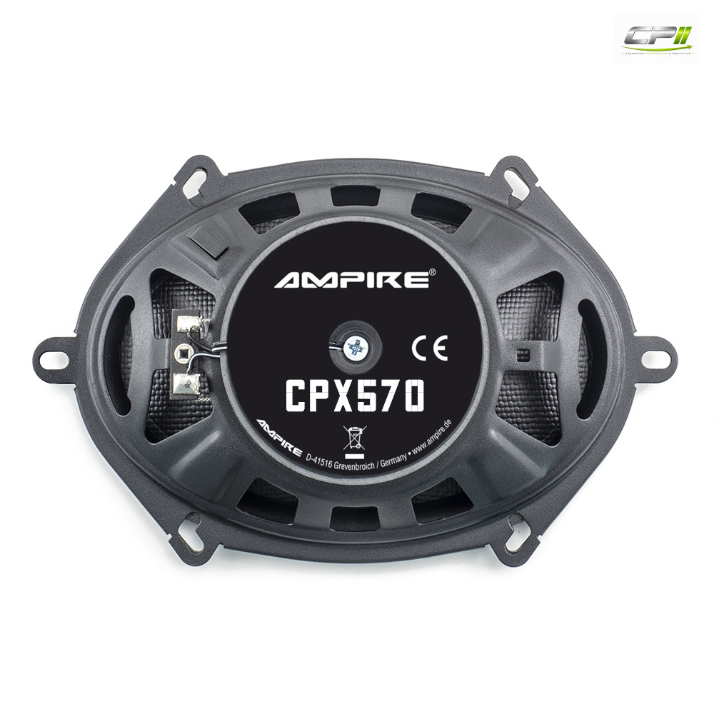 AMPIRE Koaxial-Lautsprecher 5''x 7'' mit 16mm Seidenkalotte, ohne Gitter (Paar) – Bild 3
