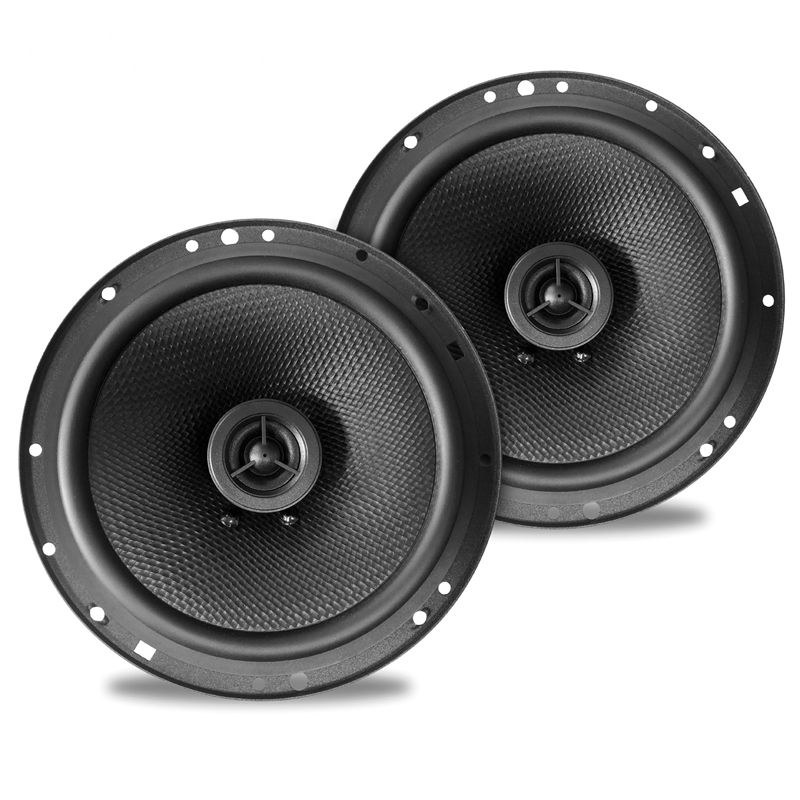 AMPIRE Koaxial-Lautsprecher mit 16mm Seidenkalotte, ohne Gitter, 16.5cm (Paar)