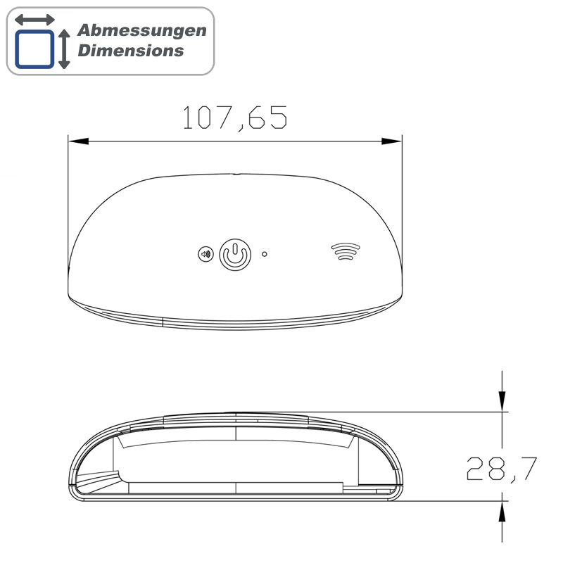 AMPIRE LED-Display mit Funklautsprecher für Heck-Einparkhilfen (ohne GPS) – Bild 6
