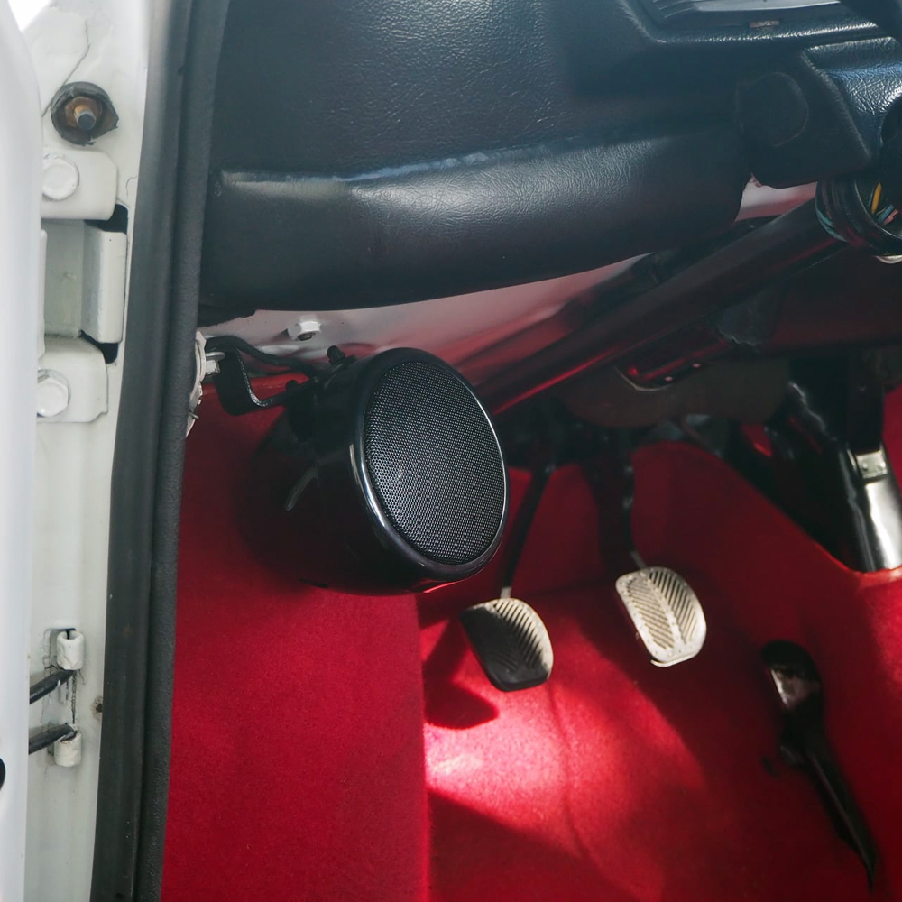 AMPIRE Premium Aufbaulautsprecher, 7cm, verchromt – Bild 7